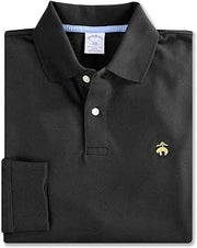 Brooks Brothers mens Long Sleeve Mariner Stripe Half-zip