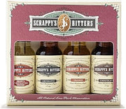 Scrappy's Bitters The Essentials Gift Set, 4 ct, 0.5 oz (Orange, Aromatic, Chocolate, and Firewater) - Organic Ingredients, Finest Herbs & Zests, No Extracts, Artificial Flavors, Chemicals or Dyes | Aromatic, Chocolate, Firewater, Organic Ingredients, Finest Herbs & Zests, No Extracts, Artificial Flavors, Chemicals or Dyes