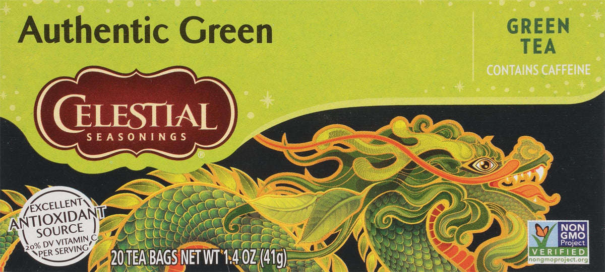 Green Tea by Celestial Seasonings – 20 Count (Pack of 6), Natural, Pack of 6, Model 54830