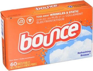 Refreshing Breeze Dryer Sheets 60 count by Bounce – 60 Count (Pack of 1), Model 11112