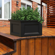 Fairfield 24x24 Garden Bed - Black by Mayne – 24x24, 15.8 gallons, Polyethylene (PE), Black, Model 4887-B