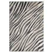 Terra Area Rug for Living Room by Abani – 9' x 12' (Rectangular), Polypropylene, Grey, Model TER160A-9