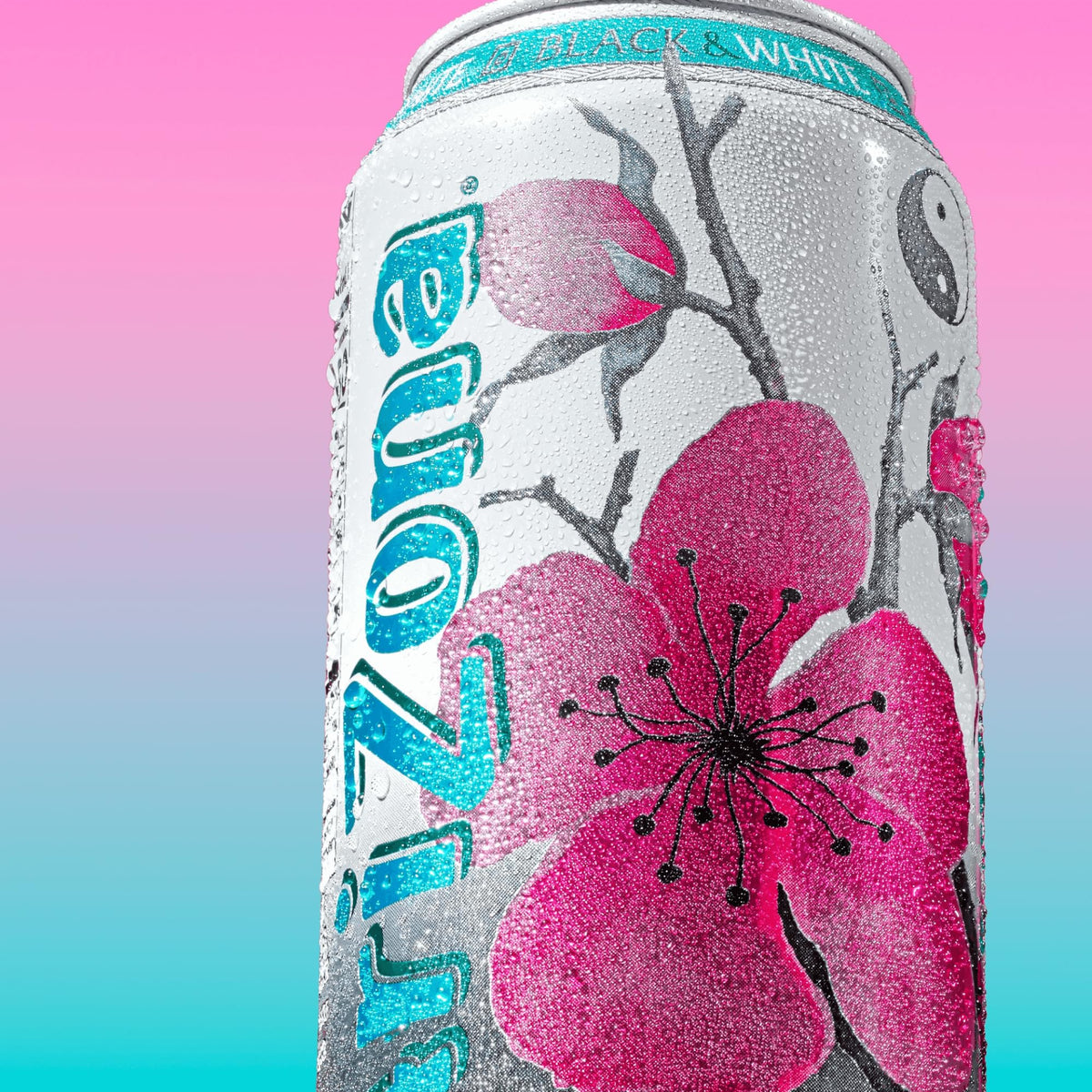 AriZona Black and White Tea / 22 Fl Oz (24 Pack) / 24 Black