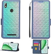 Case Compatible for Epik One Excalibur LTE X547 Phone Case Flip Cover [with Tempered Glass Screen Protector][RFID Blocking] QCLX-L