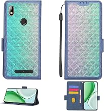Case Compatible for Epik One Excalibur LTE X547 Phone Case Flip Cover [with Tempered Glass Screen Protector][RFID Blocking] QCLX-L
