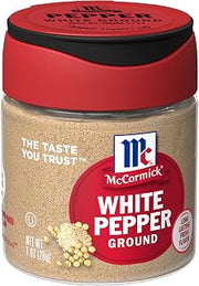 McCormick Ground White Pepper, 1 Oz