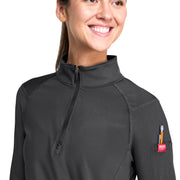 Red Kap Small / Carbon / Performance Stretch Jersey 1/4 Zip Pullover Sweaters