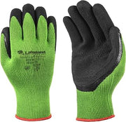 Lakeland Industries 1005S Spidergrip Bamboo Viscose Knit Palm Coated Glove (One Pair), Small, Green