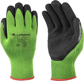 Lakeland Industries 1005S Spidergrip Bamboo Viscose Knit Palm Coated Glove (One Pair), Small, Green