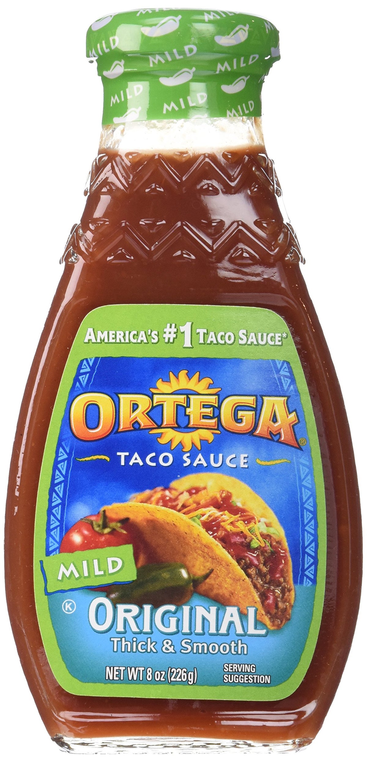 Ortega Mild / 8 Ounce (Pack of 3) / 2 Taco Sauce