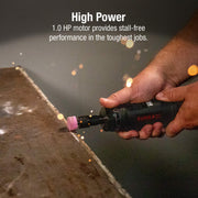 1/4" Drive 1HP Super Die Grinder by Sunex Tools – Die Grinder, Metal, Black Composite, Model SX5210
