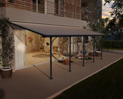 Palram Gray / 10' x 28' / Garden Awnings