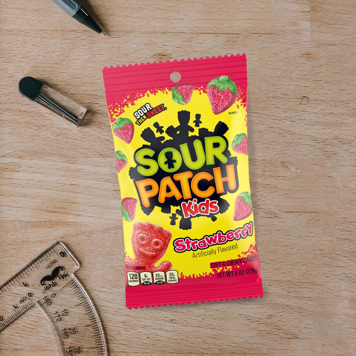 Strawberry Soft & Chewy Candy by Sour Patch Kids – 8 Ounce (Pack of 1), Model S1-F30C-FP29