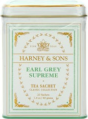 Harney & Sons Black Tea, Earl Grey Supreme, 20 Count