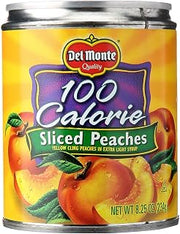 Del Monte 100 Calorie Sliced Peaches, 8.25 oz