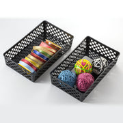 OIC26202 - OIC Large Supply Storage Basket by Officemate – Large, Plastic, Black