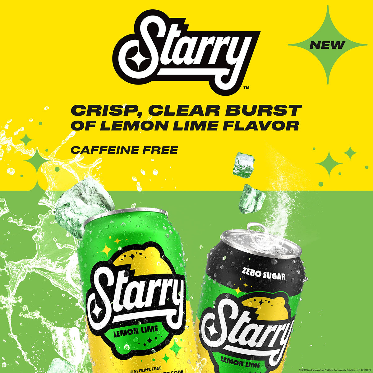 Lemon-Lime Soda Pop by Starry – 7.5 FZ, Pack of 6