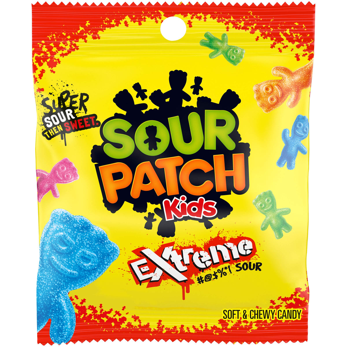 Sour Patch Kids ASSORTED / 4 Ounce (Pack of 1) / 1 Sour Candy