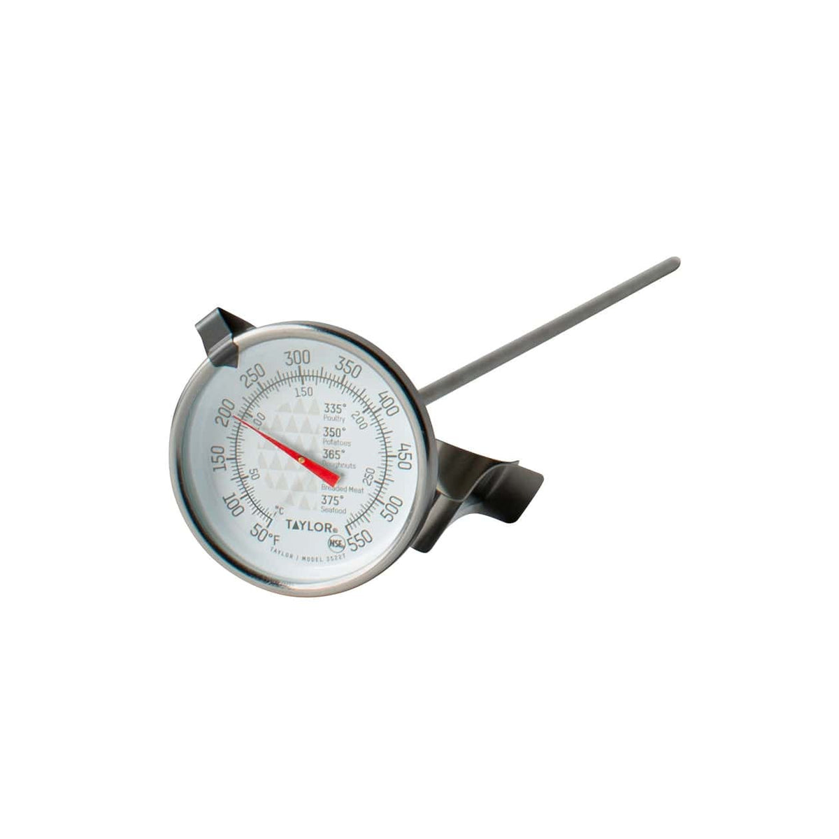 Taylor 3522FS Deep Fry Thermometer, Silver - Default Title