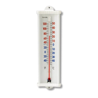Taylor 5132N Wall Thermometer, 2 1/2" x 8 1/8"
