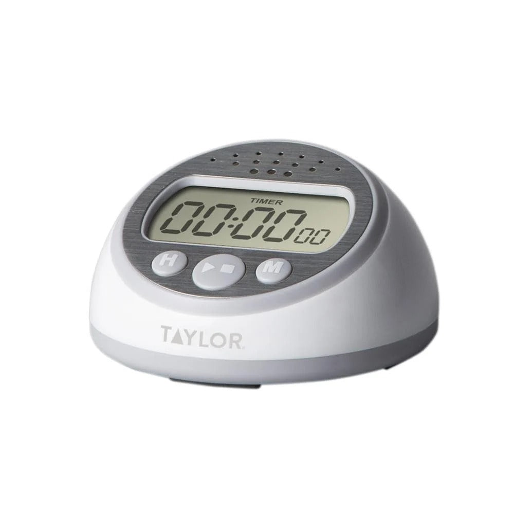 Taylor 5873 Plastic Kitchen Timer, 3 1/4" Wide, White - Default Title