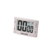 Taylor 5896 Plastic Kitchen Timer, 3 3/4" Wide, White - Default Title