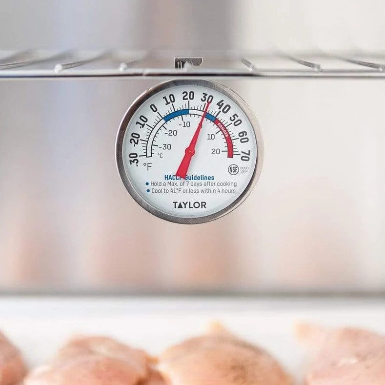 Taylor 5994 Stainless Steel Freezer Thermometer, 3 13/16" x 4 1/2", Silver - photo 2