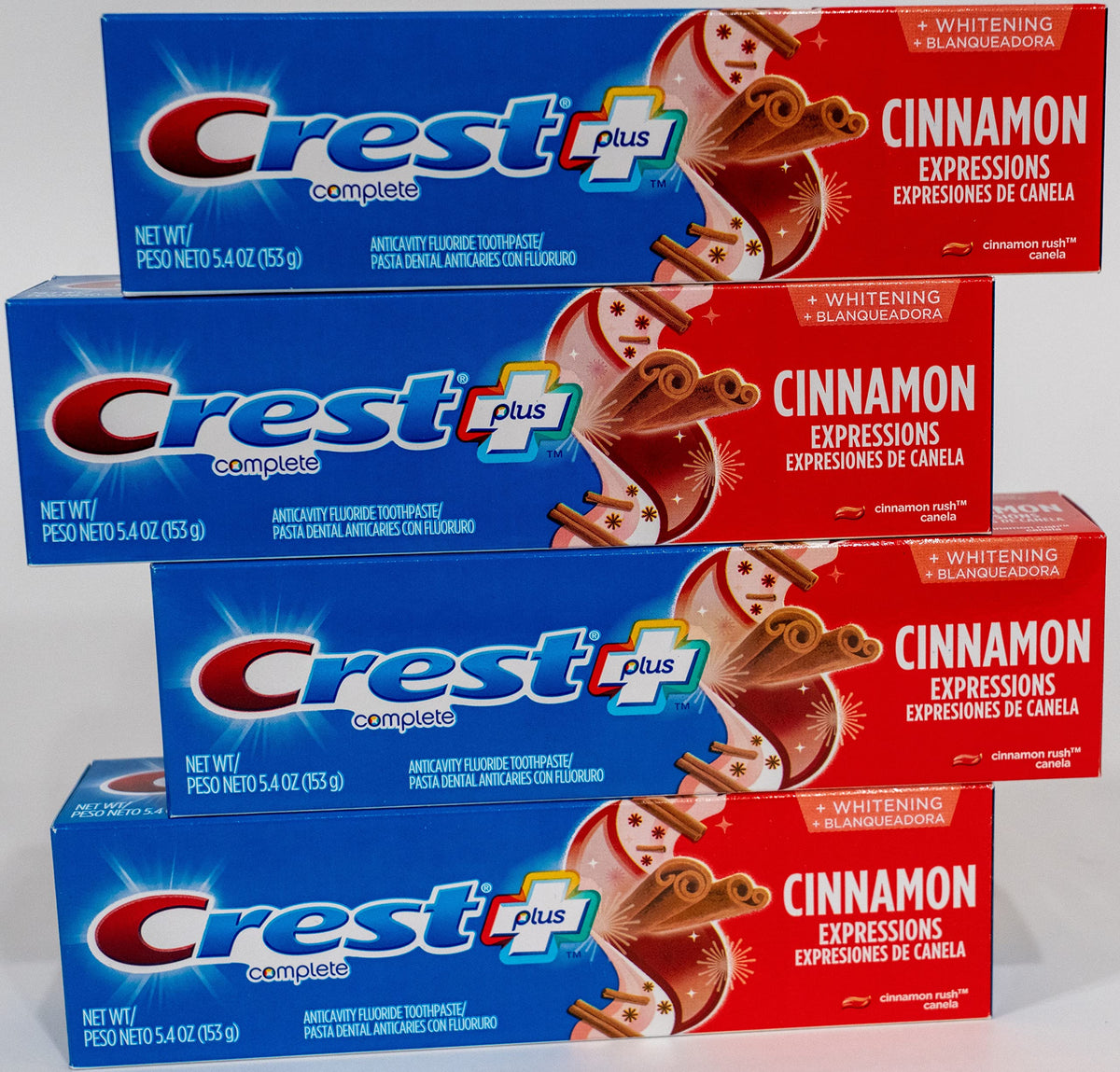 Crest Cinnamon / 5.4 Ounce (Pack of 4) / 4 Toothpaste