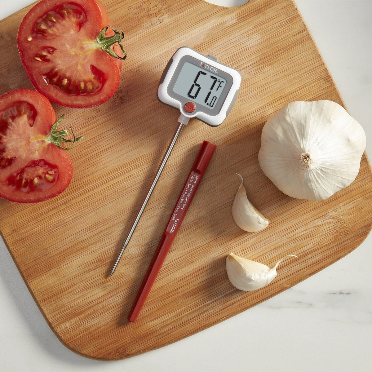 Taylor 9836 Pocket Thermometer, 9 1/8" Long, Red - photo 3