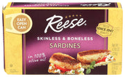 Skinless and Boneless Sardines in 100% Olive Oil by Reese – 4.38 Ounce (Pack of 10), Pack of 10, Model KHR-230