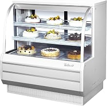 Turbo Air TCGB-48-2 48" Curved Glass Refrigerated Bakery Case