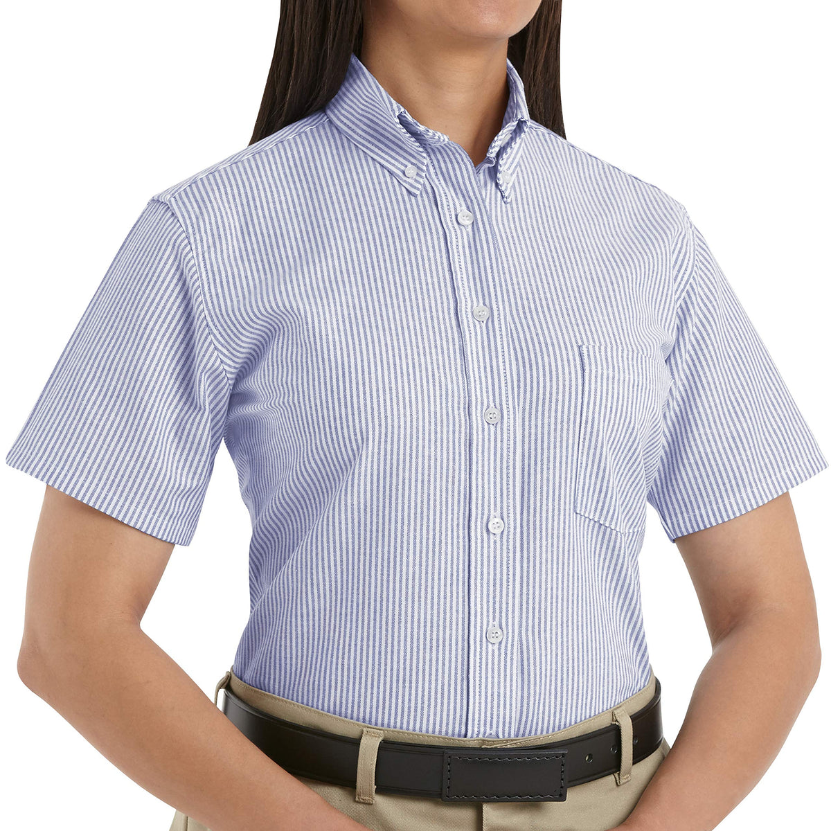 Red Kap 6 / Blue/ White Stripe / Executive Oxford Shirt Button-Down Shirts