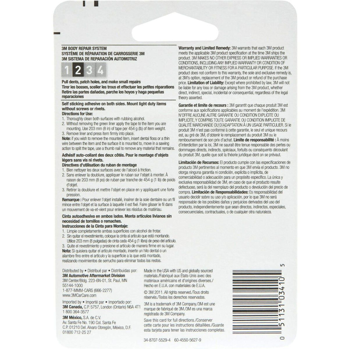 Mounting Tape by 3M – 1 Count (Pack of 1), Acrylic, Factory, Model 03410