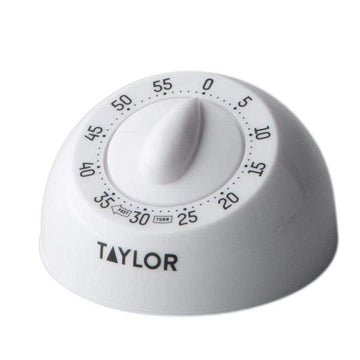 Taylor 5832 Plastic Kitchen Timer, 3 1/4" Wide, White - Default Title
