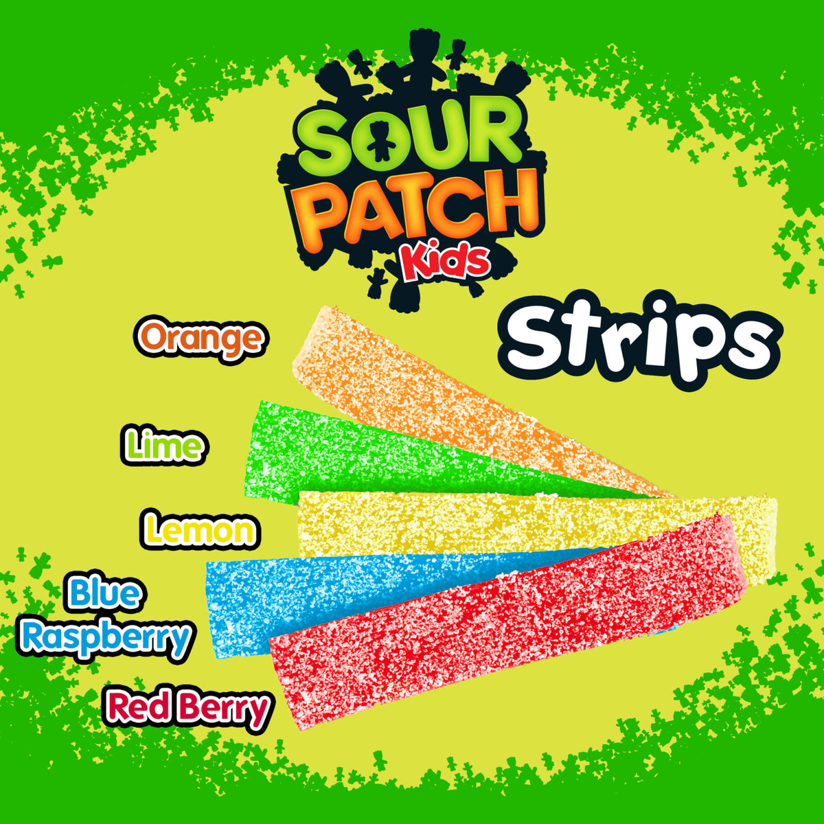 Soft & Chewy Candy Strips by Sour Patch Kids – 3.5 Ounce (Pack of 12), Pack of 12