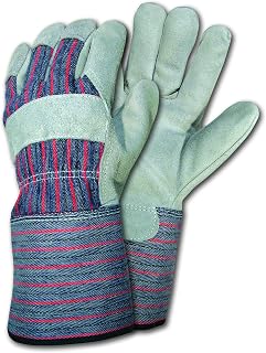 MCR Safety 1310 Gunn Gloves, Large, Gray, 1-Pair