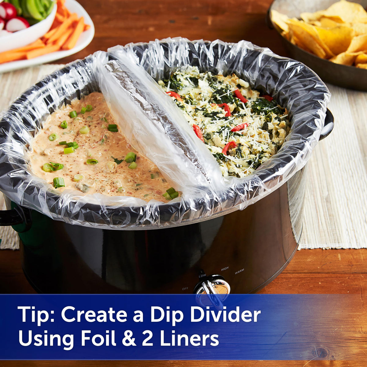 Kitchens Slow Cooker Liners by Reynolds – 8 Quarts, Plastic, clear, Model NCUUVSM