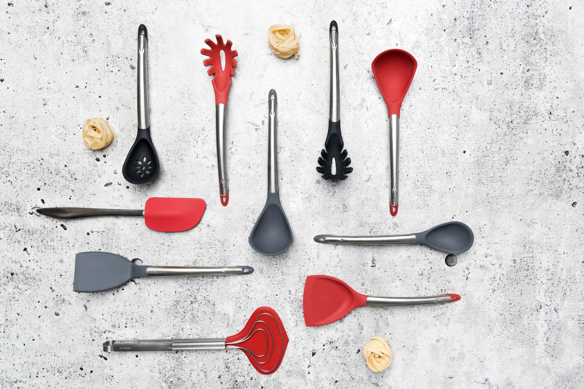 Silicone Wok Turner by Cuisipro – 32 x 22 x 22 cm, Silicone, Red, Model 7112514