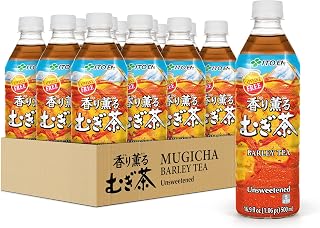 ITO EN (Mugicha) Barley Tea, Unsweetened, Caffeine Free, 16.9 Ounce (Pack of 12)