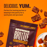 Brownie Brittle Salted-Caramel / 5 Ounce (Pack of 6) / 1 Brittle