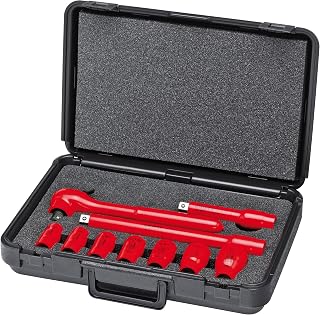 KNIPEX 98 99 11 S5 10 Piece 1,000V Insulated Socket Set 1/2 Sae Drive