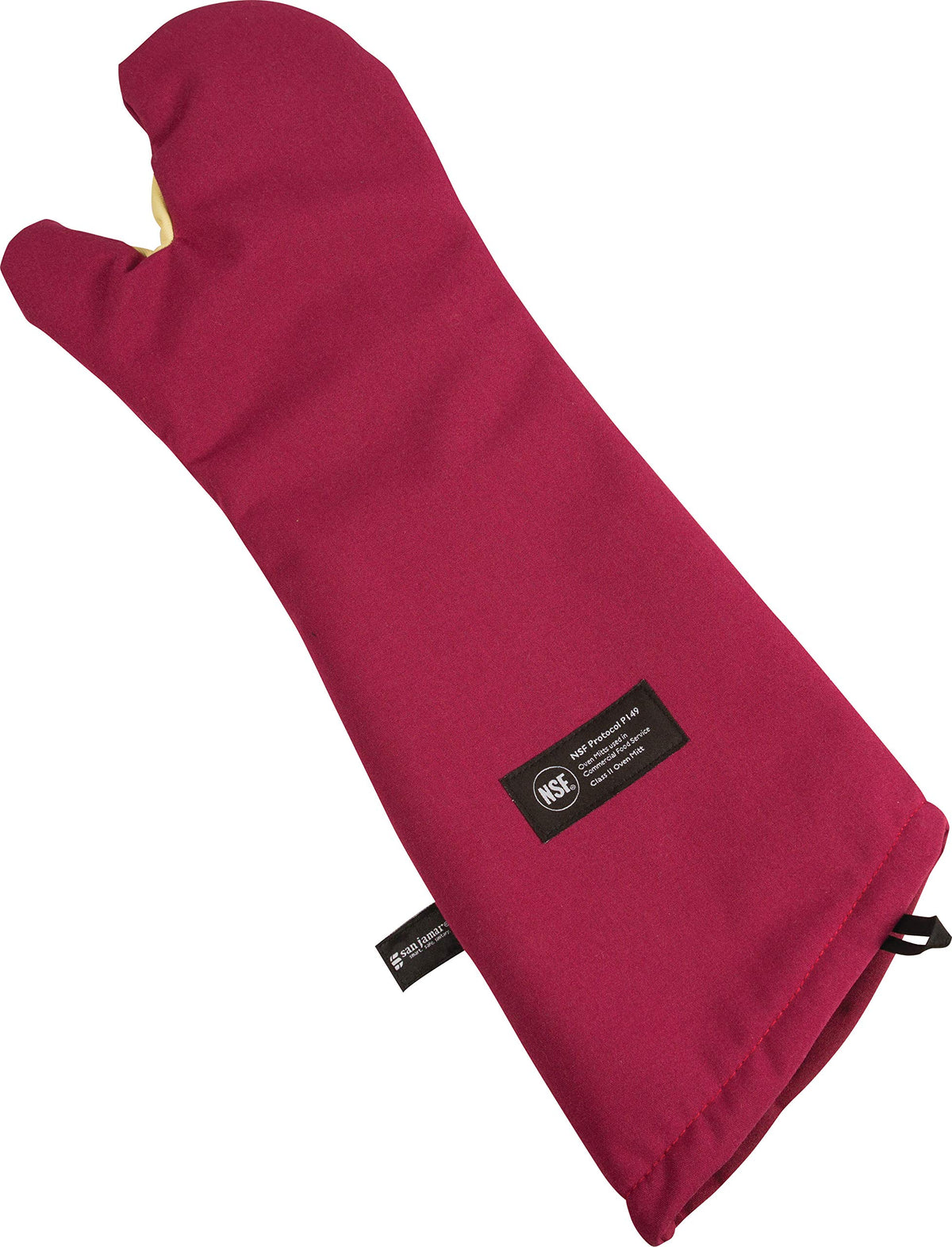 San Jamar 17" / Conventional / Red Oven Mitts