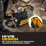 DEWALT 20" Open Mouth Tool Bag / One Size / Black, Yellow Tool Bags