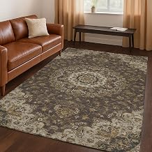 Addison Rugs Chantille ACN2543 Chocolate 5' x 7'6" Indoor/Outdoor, Machine Washable, Easy Clean, Non Shedding, Bedroom, Living Room, Dining Room, Kitchen, Patio Rug