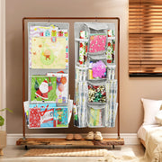 Simple Houseware Double Sided Hanging Organizer, 46 Inch Length, Grey