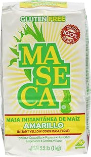 MASECA Instant Yellow Corn Masa Flour 2.2lb | Masa Instantanea de Maiz Amarillo 1kg
