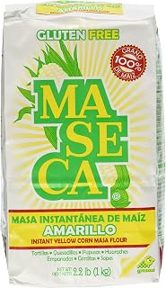 MASECA Instant Yellow Corn Masa Flour 2.2lb | Masa Instantanea de Maiz Amarillo 1kg