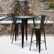 Flash Furniture Blue / 40 x 27.75 x 27.75 / Contemporary Bar Sets