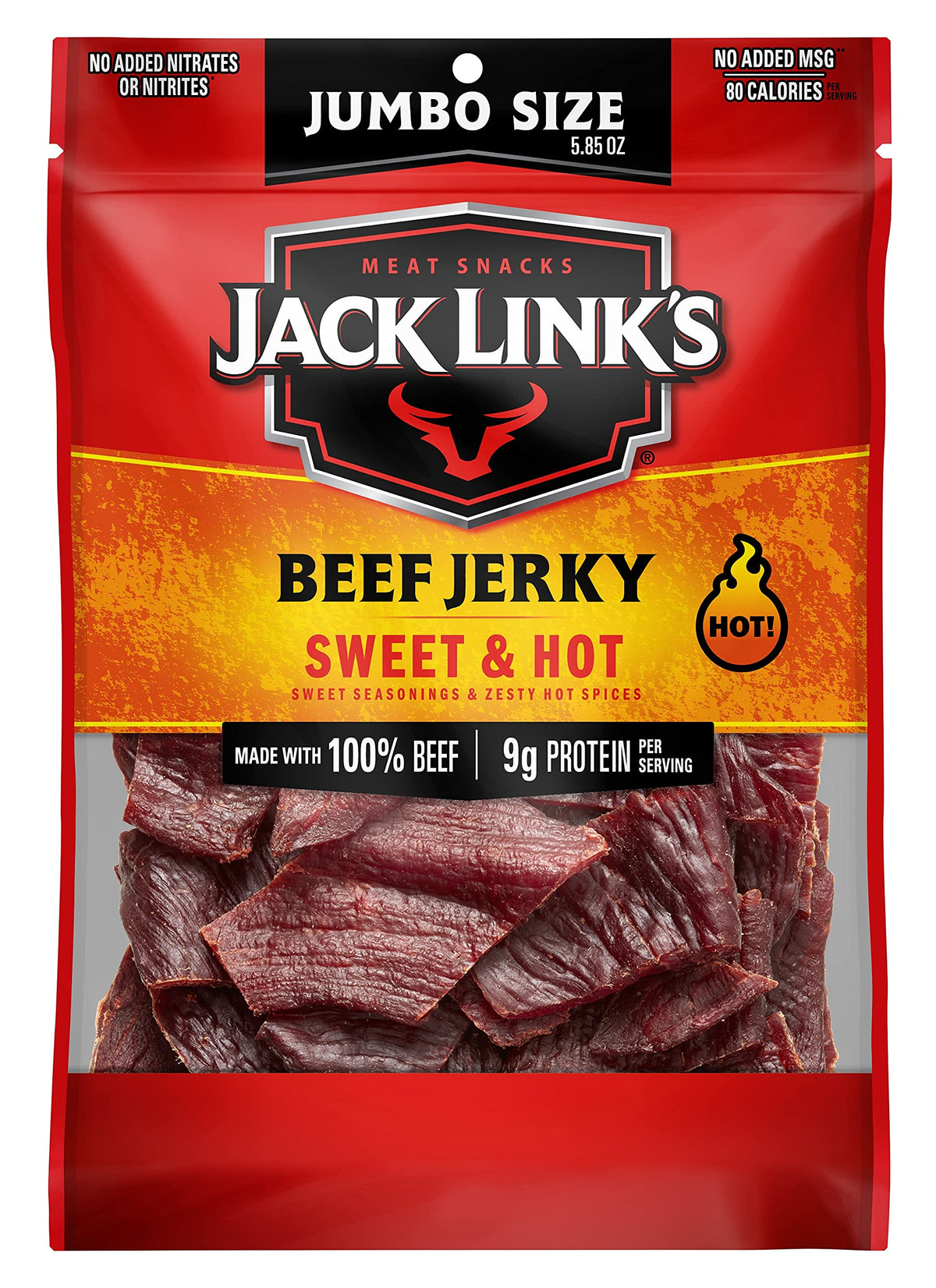 Beef Jerky by Jack Link's – 5.8 Ounce (Pack of 1), Original, Model 10000008258