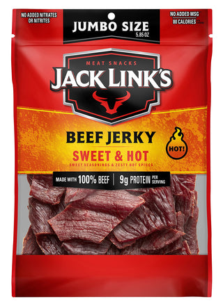 Beef Jerky by Jack Link's – 5.8 Ounce (Pack of 1), Original, Model 10000008258